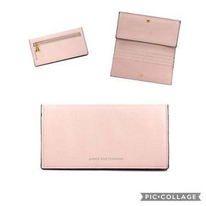 Aimee Kestenberg Blush Pink Bifold Flat Wallet